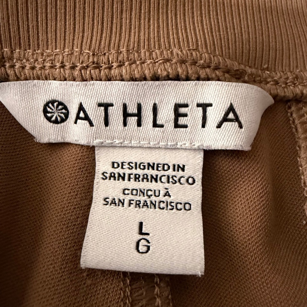 Athleta Venice Jogger Brown High Rise Athletic Pants  Womens Large - Picture 4 of 7